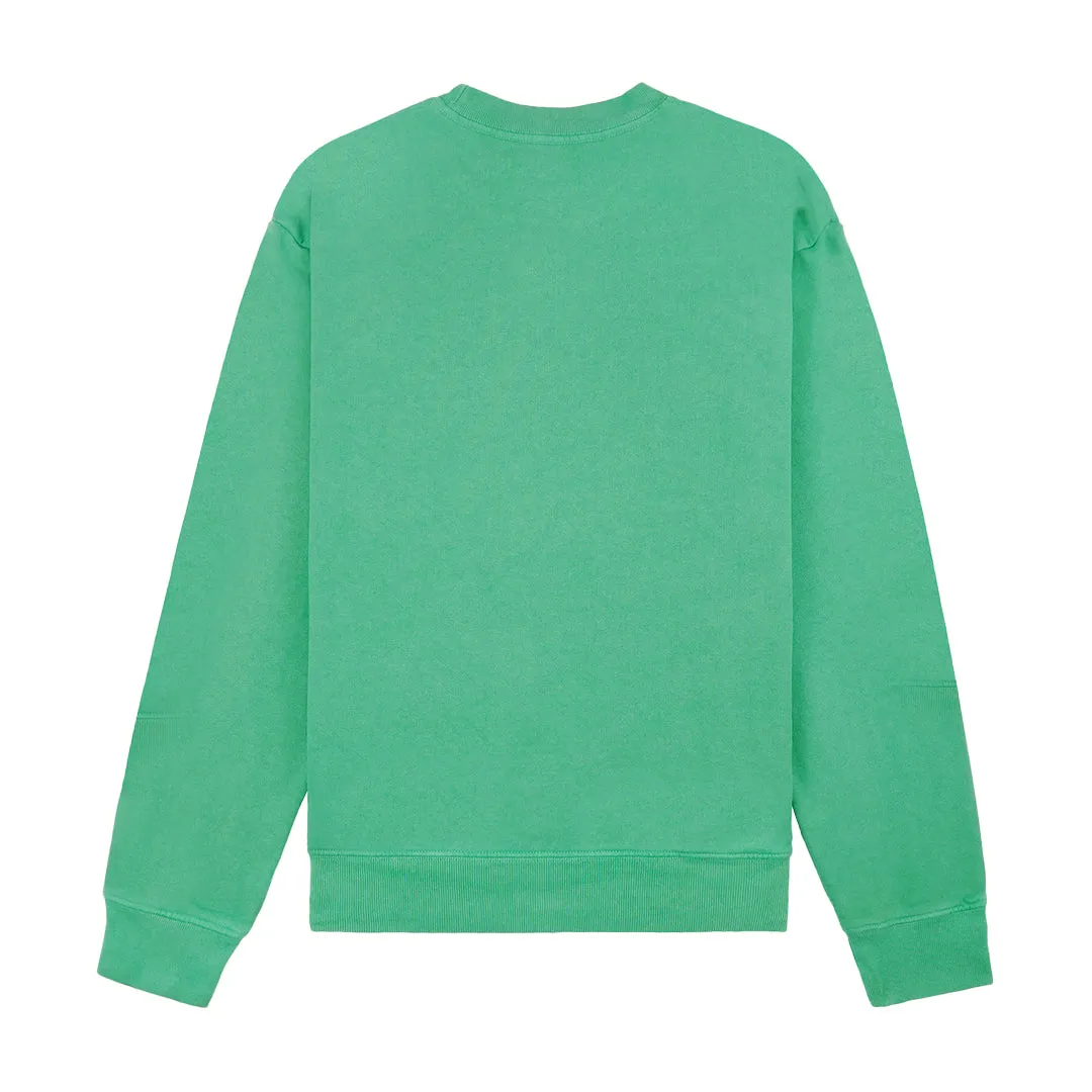 1800 Health Crewneck Verde/White