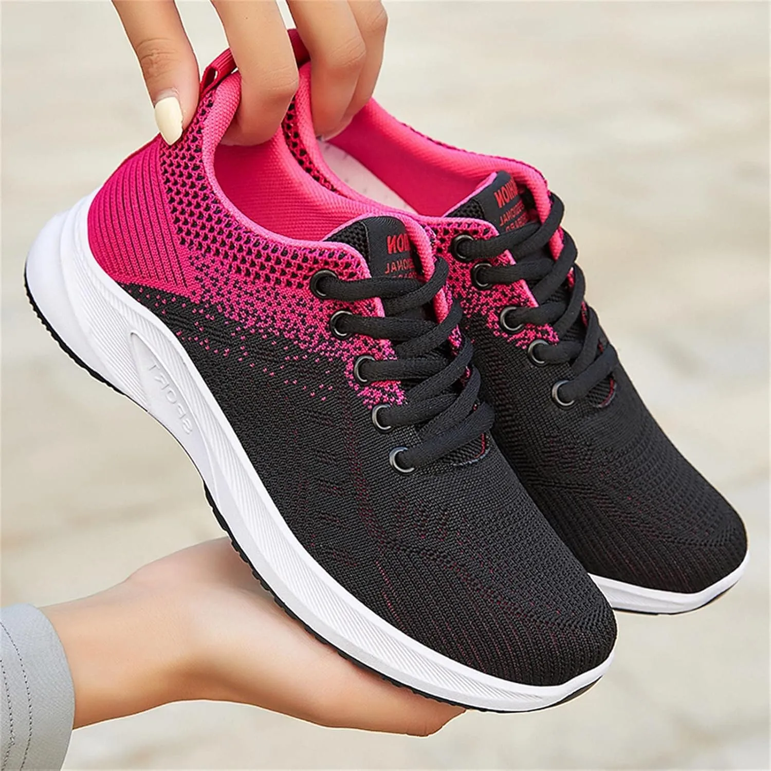 Musabela Orthopedic Shoes for Women, Women Comfortable Walking Shoes Slip On Sneakers with Arch Support Tennis Shoes