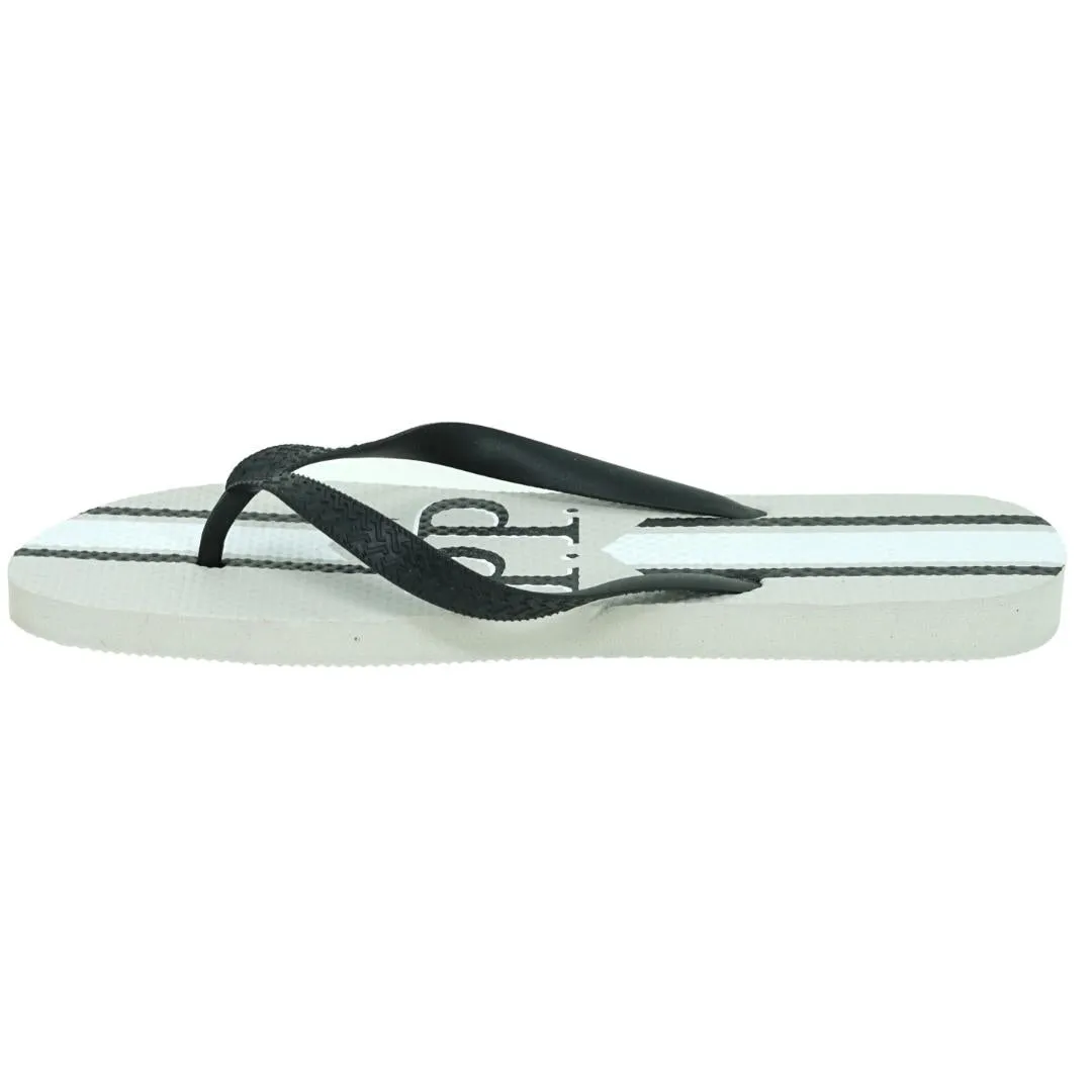 Philipp Plein Pp Logo Grey Flip Flops